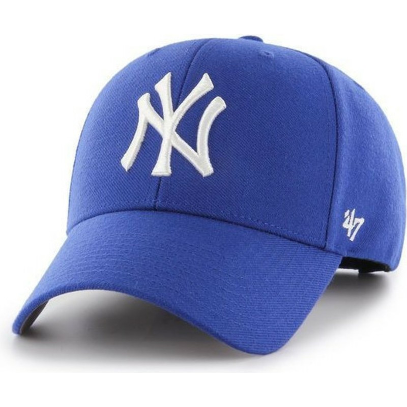 47-brand-curved-brim-new-york-yankees-mlb-mvp-snapback-cap-blau-