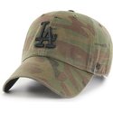 47-brand-curved-brim-schwarzes-logo-los-angeles-dodgers-mlb-regiment-clean-up-cap-camo