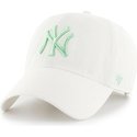 47-brand-curved-brim-grünes-logo-new-york-yankees-mlb-clean-up-cap-grün