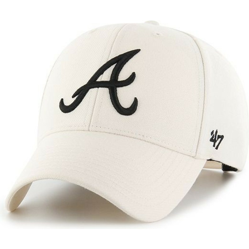 MVP Atlanta Braves schwarz weiß 47 Brand Snapback Cap 