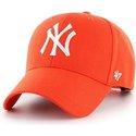 47-brand-curved-brim-scheint-new-york-yankees-mlb-mvp-snapback-cap-orange