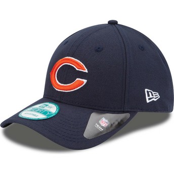 New Era Curved Brim 9FORTY The League Chicago Bears NFL Adjustable Cap marineblau