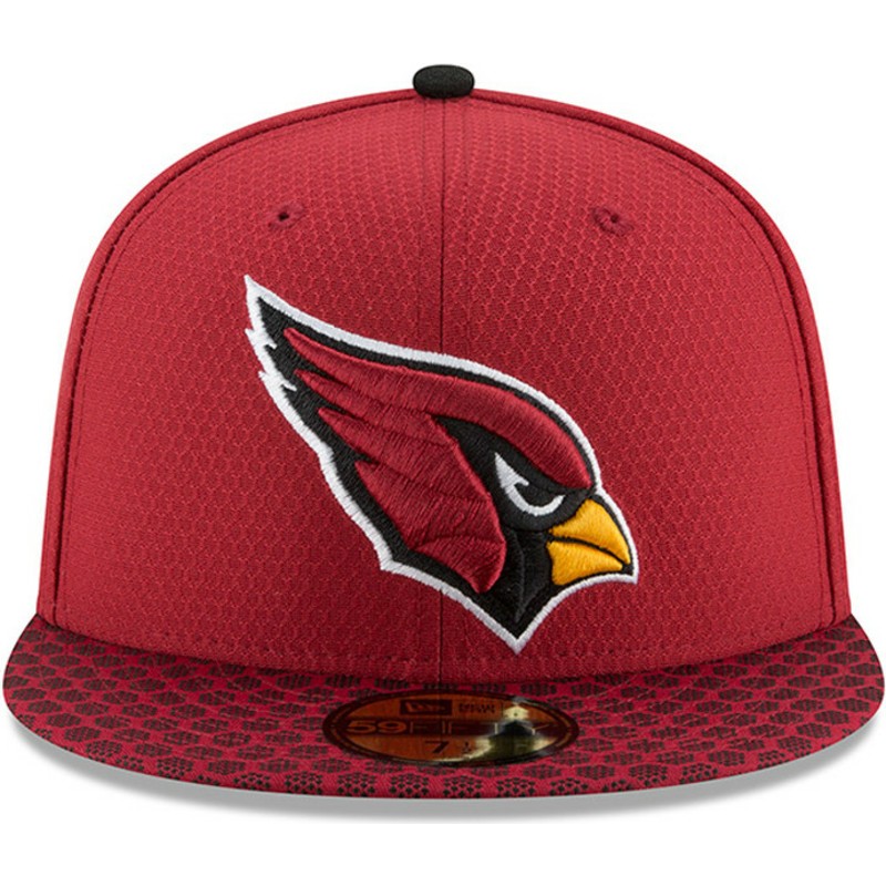 new-era-flat-brim-59fifty-sideline-arizona-cardinals-nfl-fitted-cap-rot