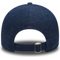 new-era-curved-brim-9forty-denim-adjustable-cap-verstellbar-blau