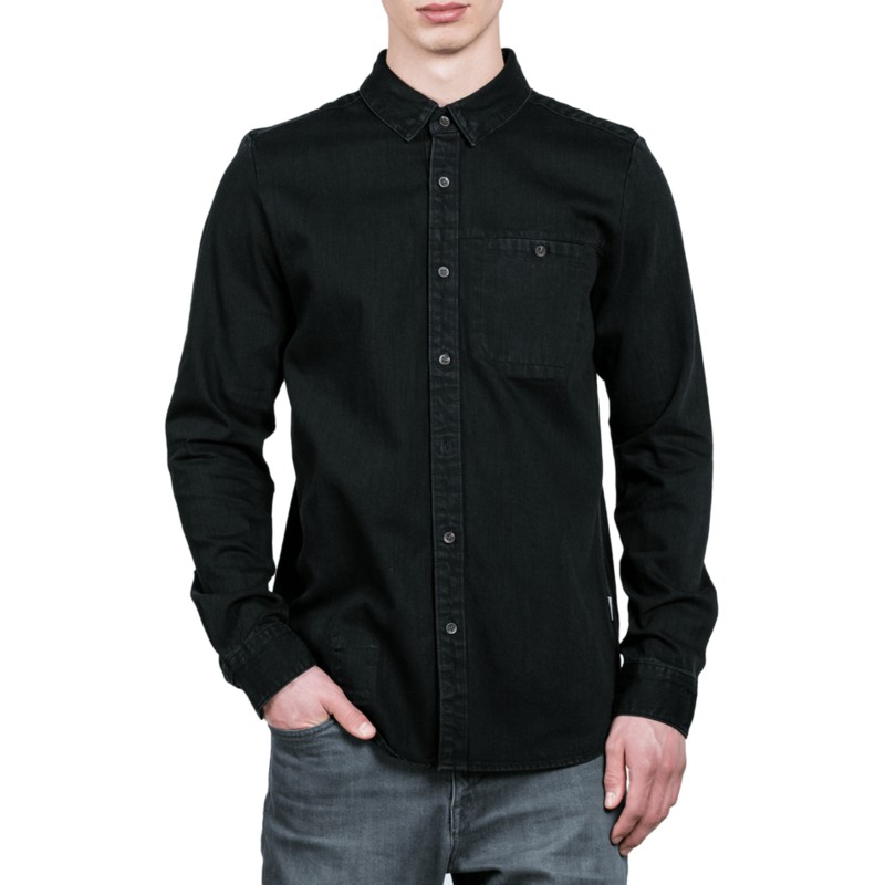 volcom-black-crowley-longsleeve-shirt-schwarz-