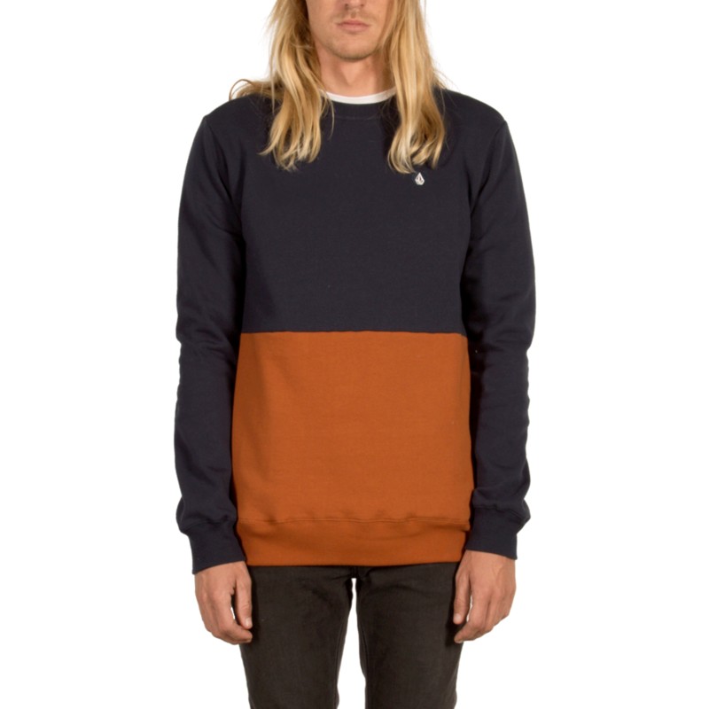 volcom-copper-single-stone-division-sweatshirt-braun