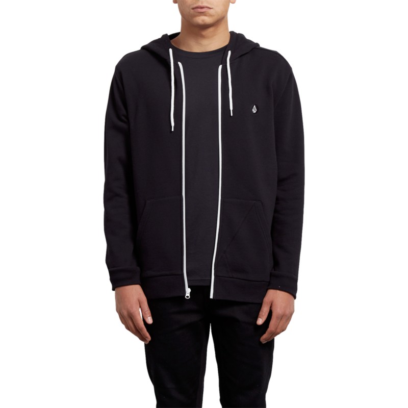 volcom-black-iconic-zip-through-hoodie-kapuzenpullover-sweatshirt-schwarz
