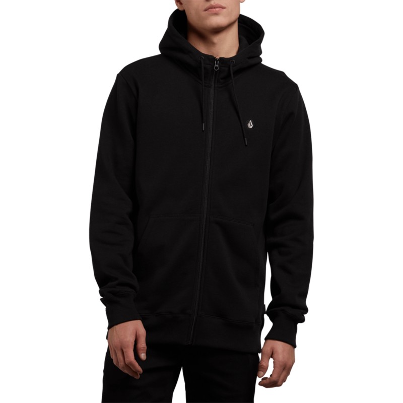 volcom-black-mit-logo-single-stone-zip-through-hoodie-kapuzenpullover-sweatshirt-schwarz