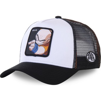 Capslab Krillin KRI Dragon Ball White and Black Trucker Hat