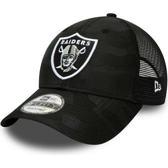 New Era Curved Brim 9FORTY Home Field Las Vegas Raiders NFL Camouflage and Black Adjustable Cap