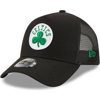 New Era A Frame Boston Celtics NBA Black Trucker Hat